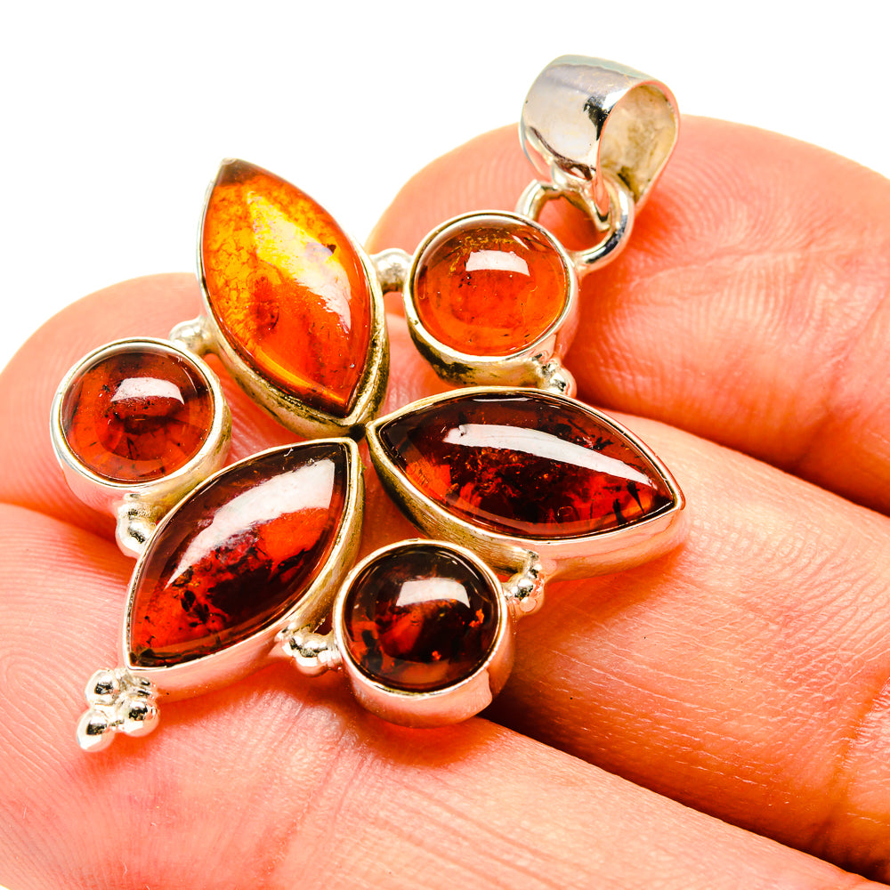 Baltic Amber Pendants handcrafted by Ana Silver Co - PD757996