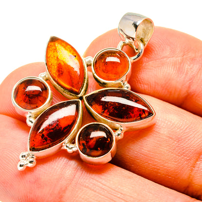 Baltic Amber Pendants handcrafted by Ana Silver Co - PD757996