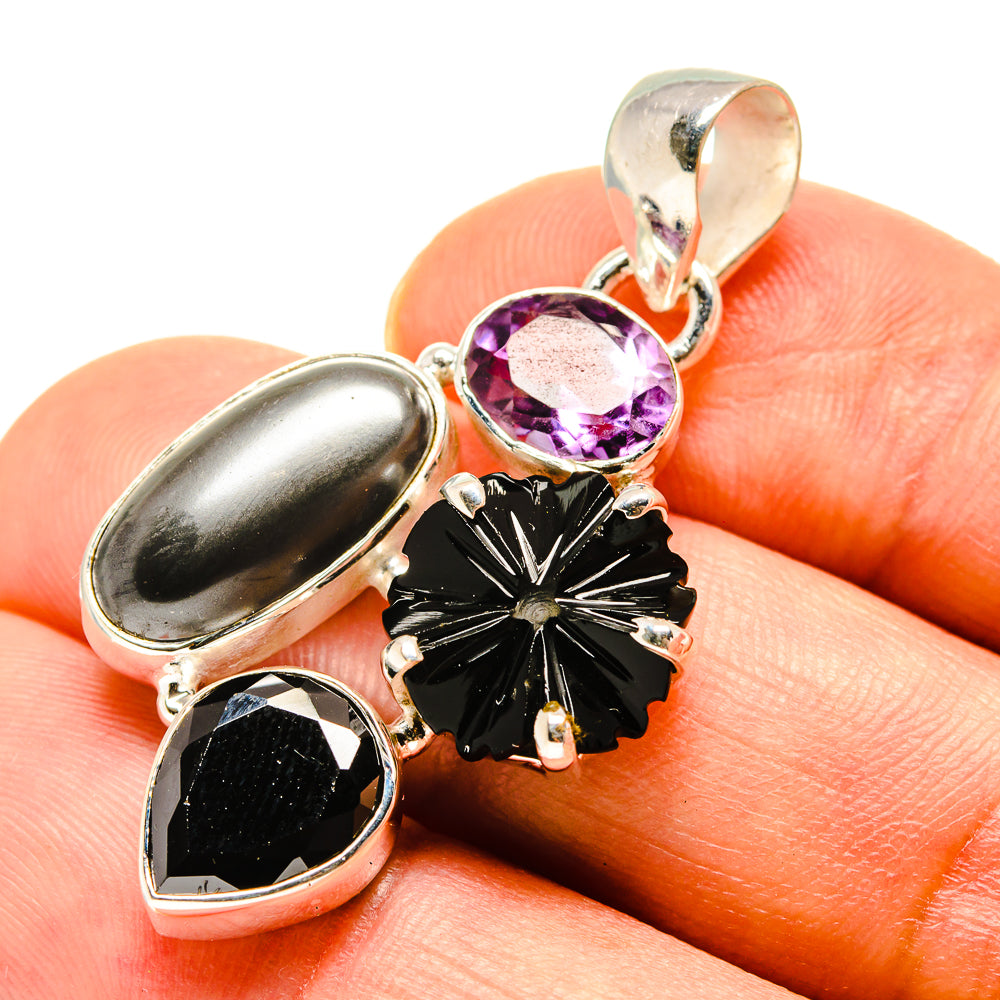 Hematite Pendants handcrafted by Ana Silver Co - PD757997