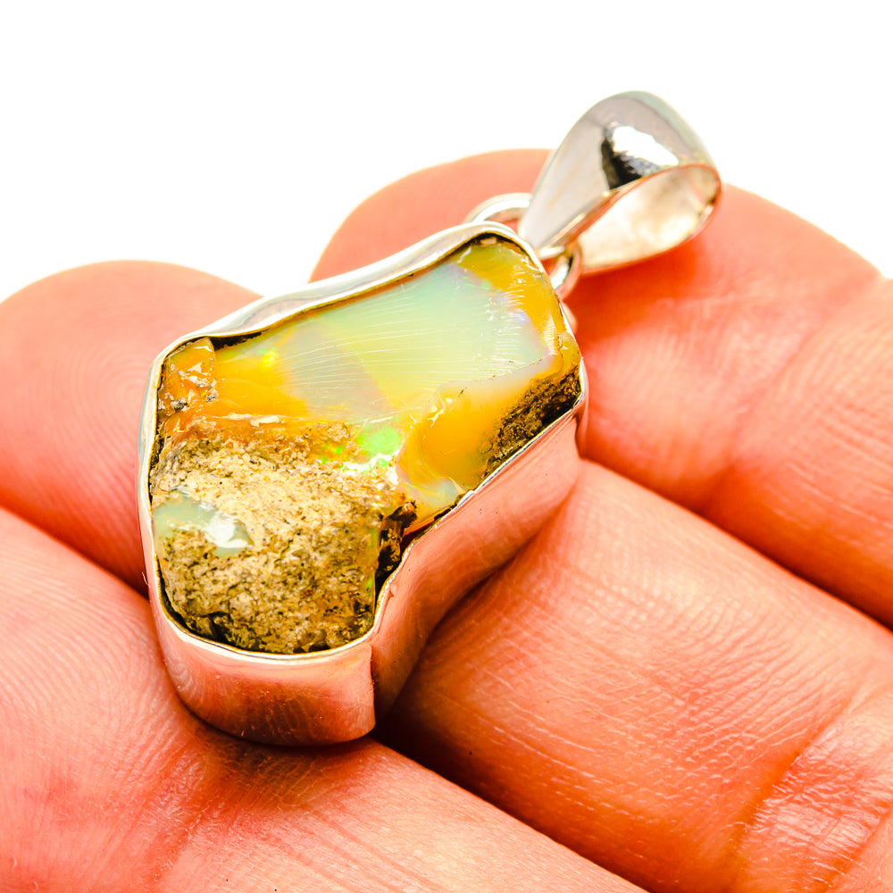 Ethiopian Opal Pendants handcrafted by Ana Silver Co - PD758002