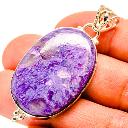 Charoite Pendants handcrafted by Ana Silver Co - PD758010