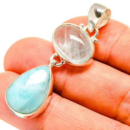 Larimar Pendants handcrafted by Ana Silver Co - PD758020