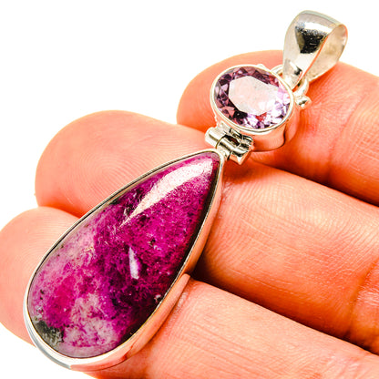 Rhodonite Pendants handcrafted by Ana Silver Co - PD758029