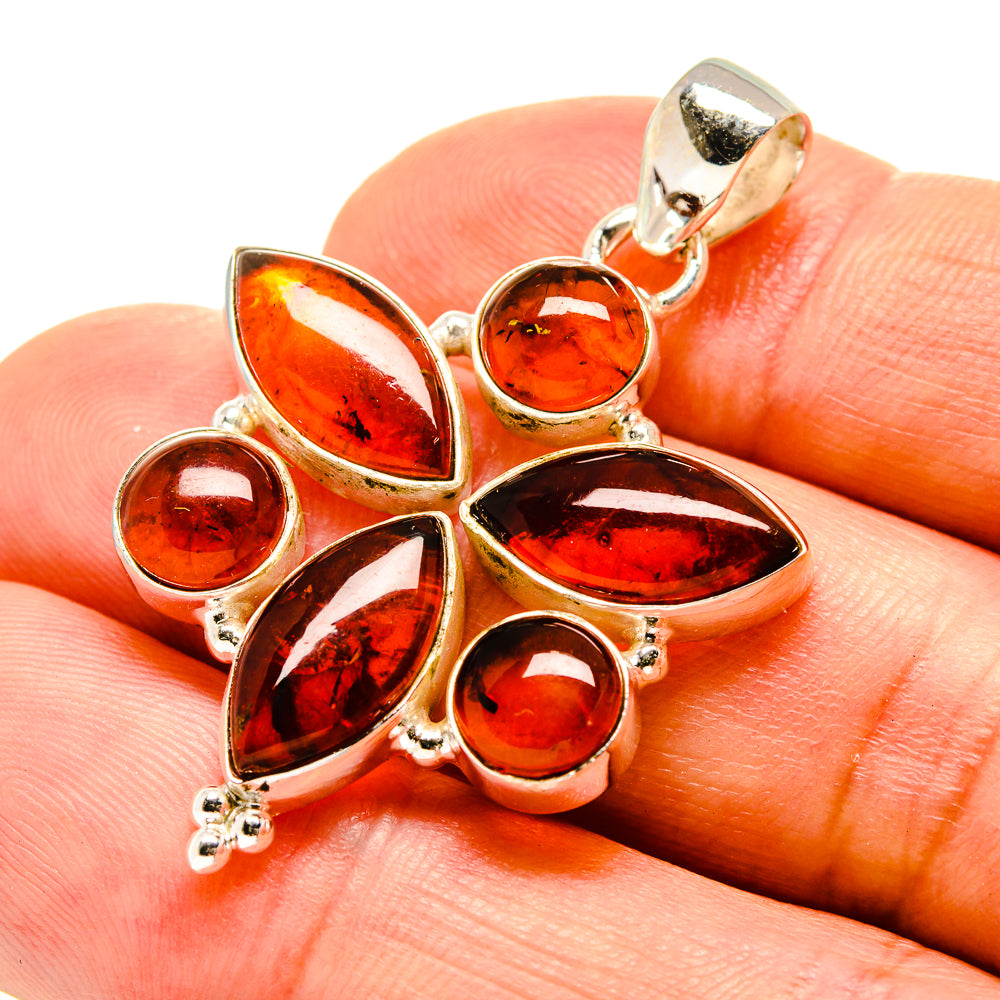 Baltic Amber Pendants handcrafted by Ana Silver Co - PD758035