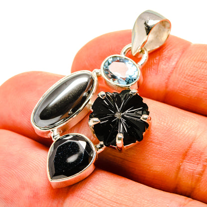 Hematite Pendants handcrafted by Ana Silver Co - PD758036