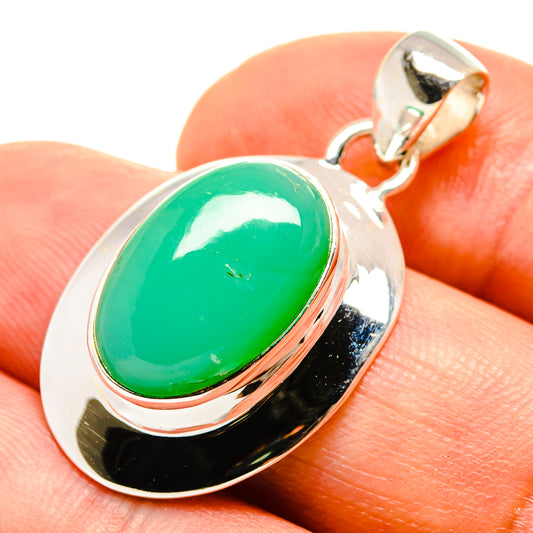 Chrysoprase Pendants handcrafted by Ana Silver Co - PD758043