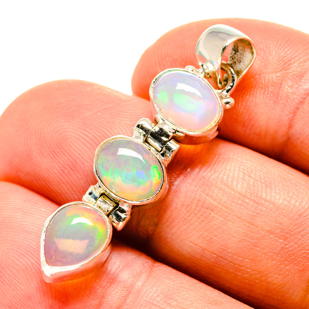 Ethiopian Opal Pendants handcrafted by Ana Silver Co - PD758049