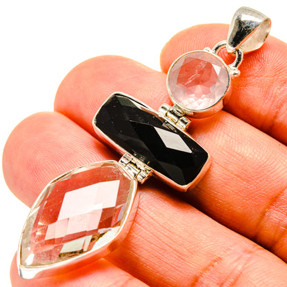 White Quartz Pendants handcrafted by Ana Silver Co - PD758063