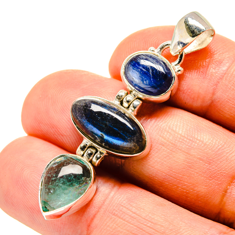 Labradorite Pendants handcrafted by Ana Silver Co - PD758070