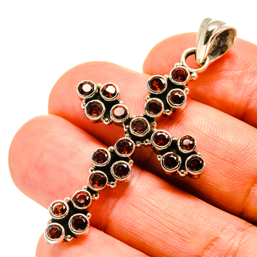 Garnet Pendants handcrafted by Ana Silver Co - PD758074