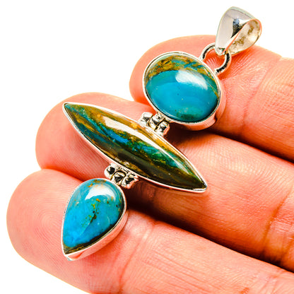 Peruvian Opal Pendants handcrafted by Ana Silver Co - PD758079