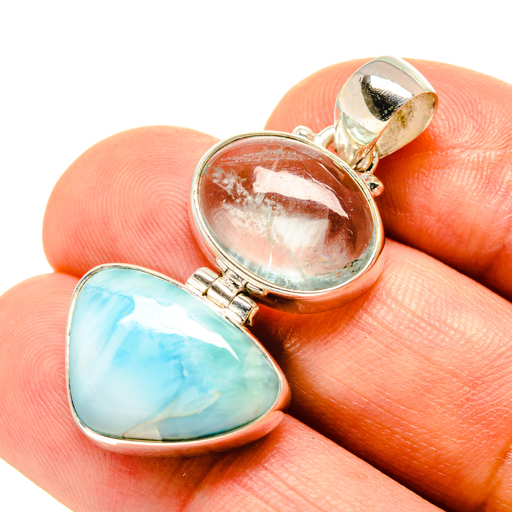 Larimar Pendants handcrafted by Ana Silver Co - PD758092