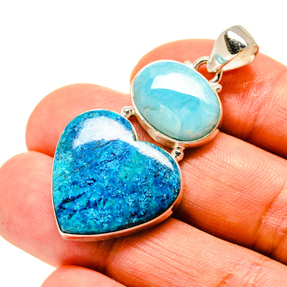 Shattuckite Pendants handcrafted by Ana Silver Co - PD758094