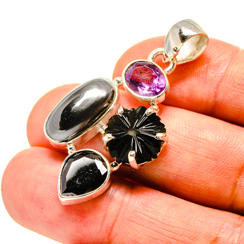 Hematite Pendants handcrafted by Ana Silver Co - PD758095