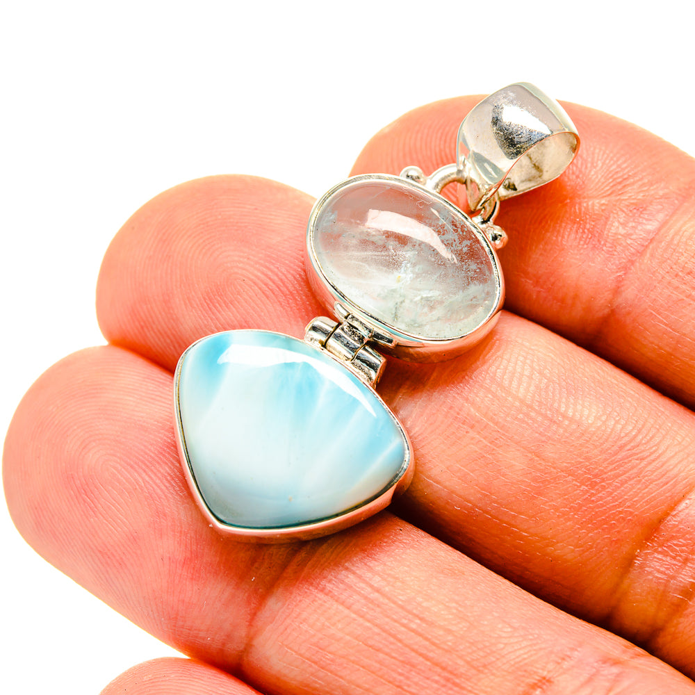 Larimar Pendants handcrafted by Ana Silver Co - PD758101