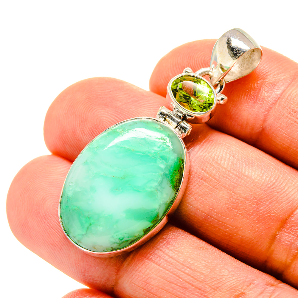 Peruvian Opal Pendants handcrafted by Ana Silver Co - PD758102