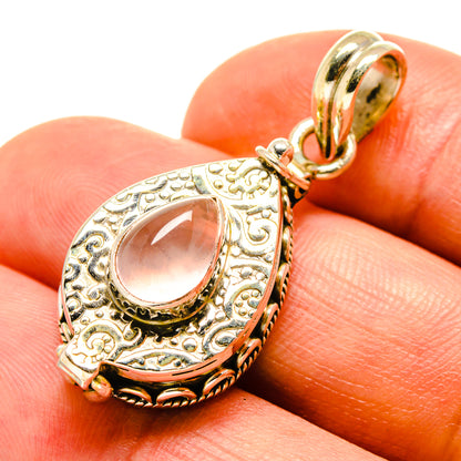 Rose Quartz Pendants handcrafted by Ana Silver Co - PD758108