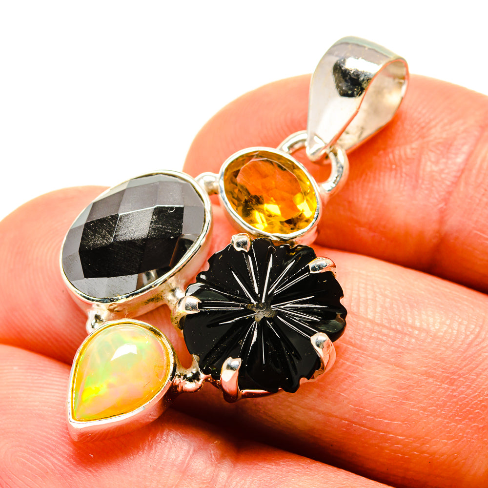 Hematite Pendants handcrafted by Ana Silver Co - PD758110