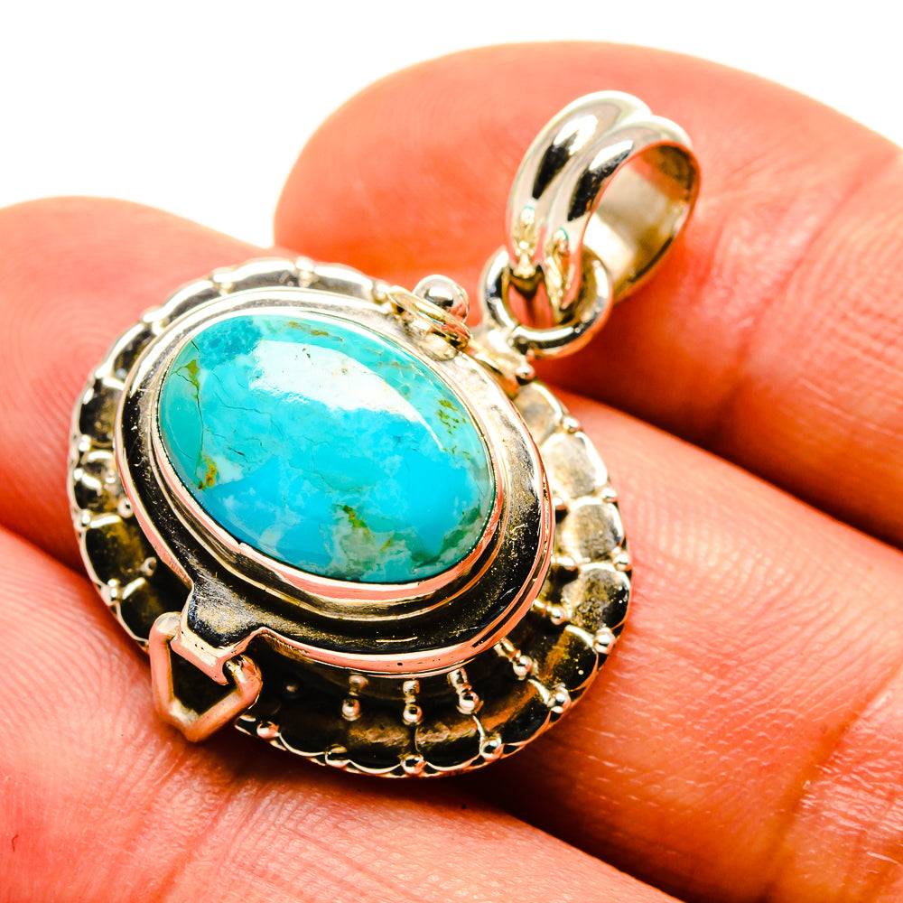 Chrysocolla Pendants handcrafted by Ana Silver Co - PD758116