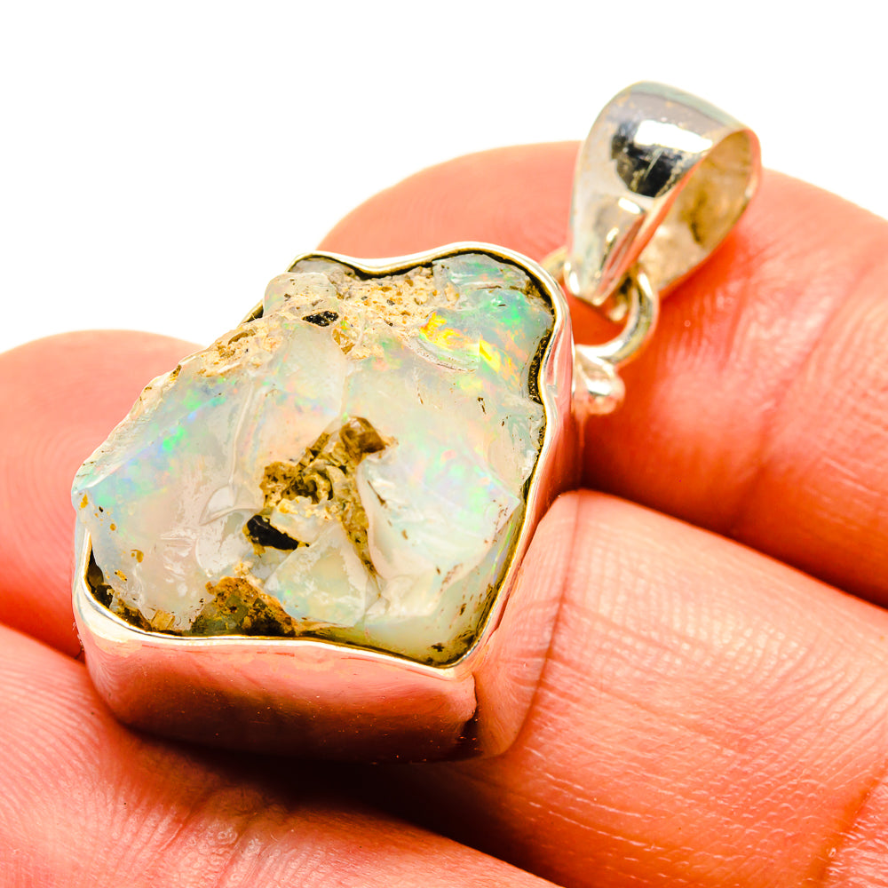 Ethiopian Opal Pendants handcrafted by Ana Silver Co - PD758119