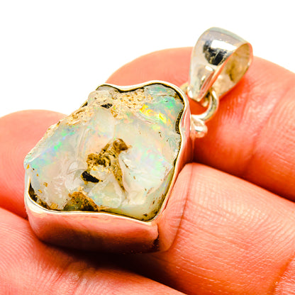 Ethiopian Opal Pendants handcrafted by Ana Silver Co - PD758119