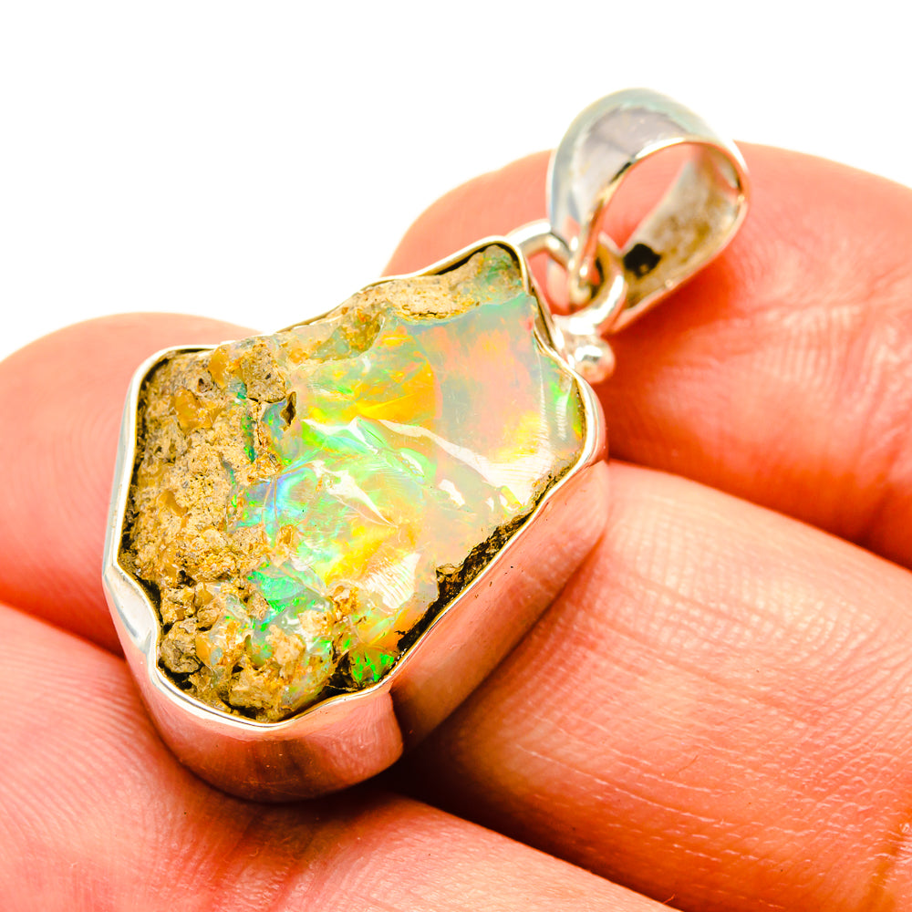 Ethiopian Opal Pendants handcrafted by Ana Silver Co - PD758120