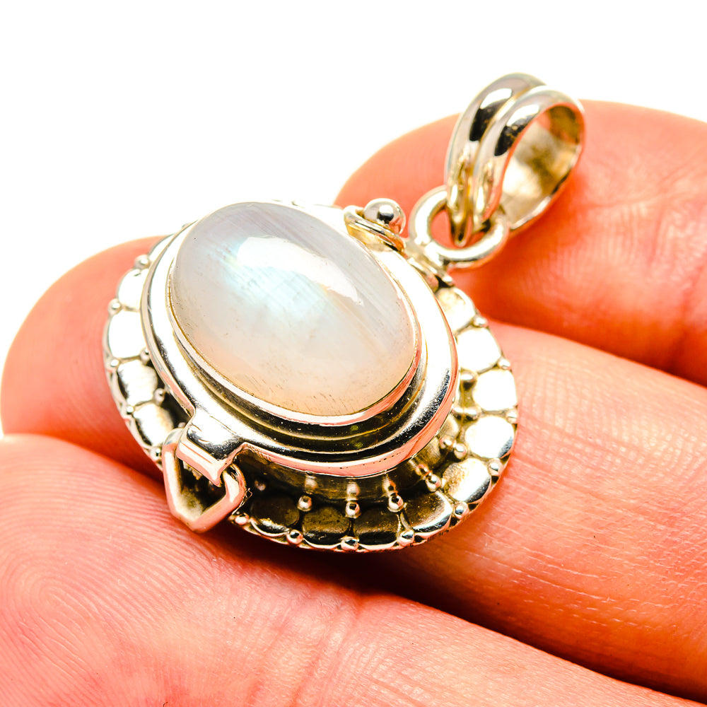 Rainbow Moonstone Pendants handcrafted by Ana Silver Co - PD758131