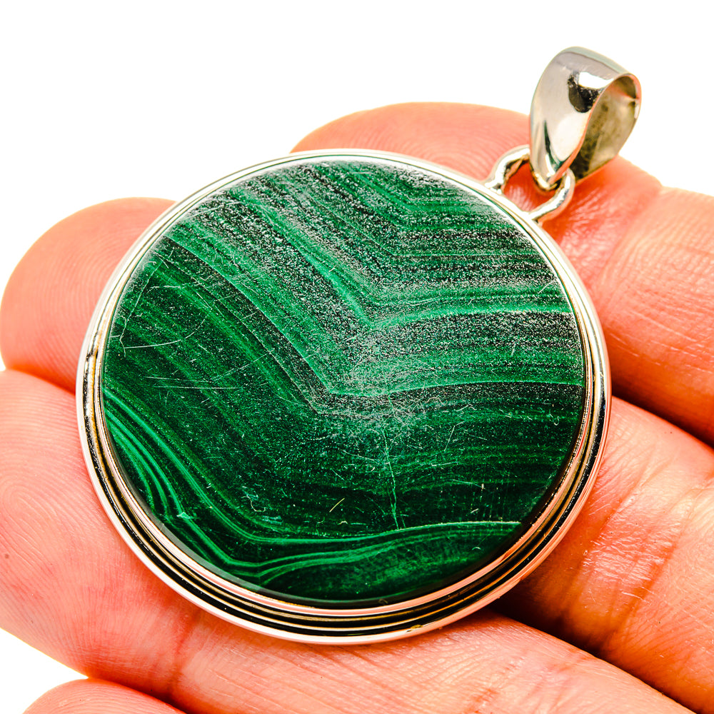 Malachite Pendants handcrafted by Ana Silver Co - PD758138