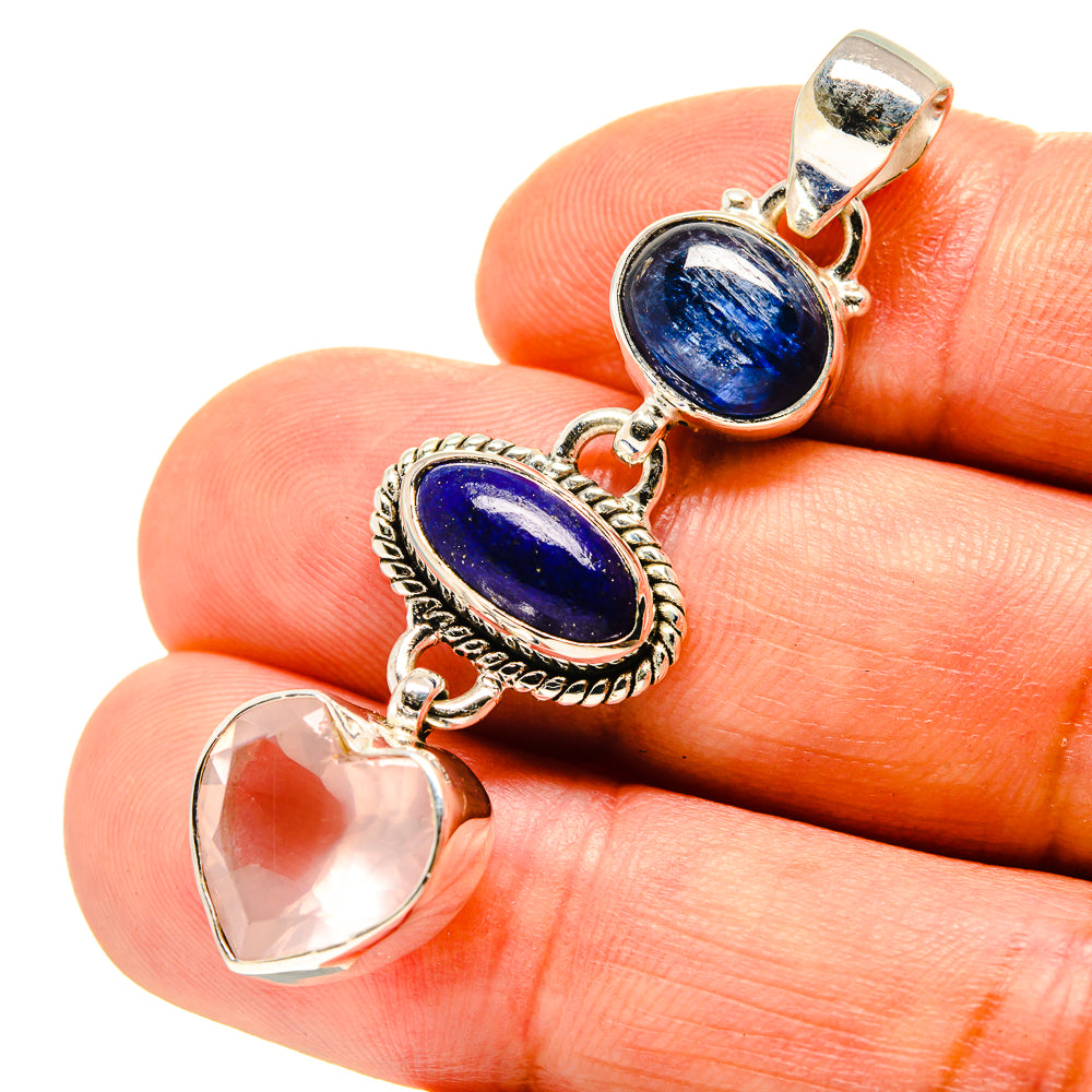 Rose Quartz Pendants handcrafted by Ana Silver Co - PD758143