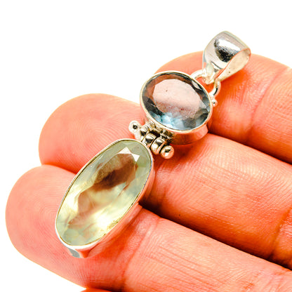 Prehnite Pendants handcrafted by Ana Silver Co - PD758148