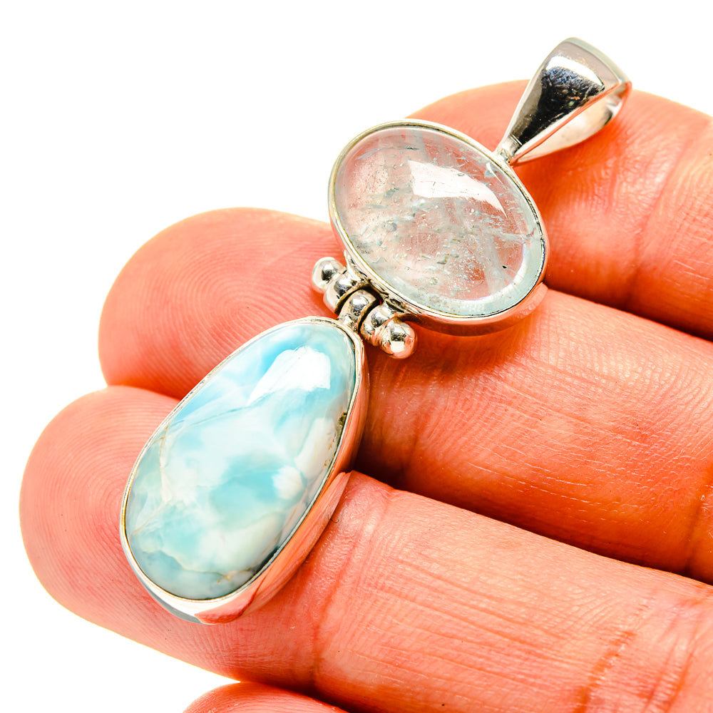 Larimar Pendants handcrafted by Ana Silver Co - PD758152