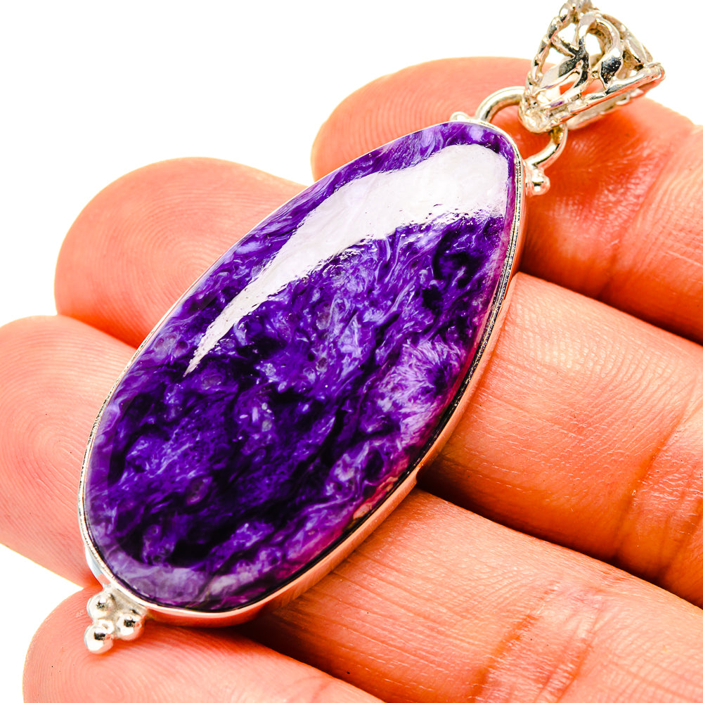 Charoite Pendants handcrafted by Ana Silver Co - PD758154