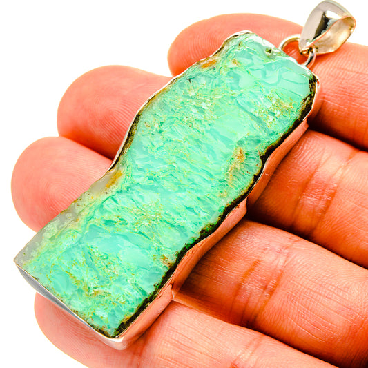 Chrysoprase Pendants handcrafted by Ana Silver Co - PD758161