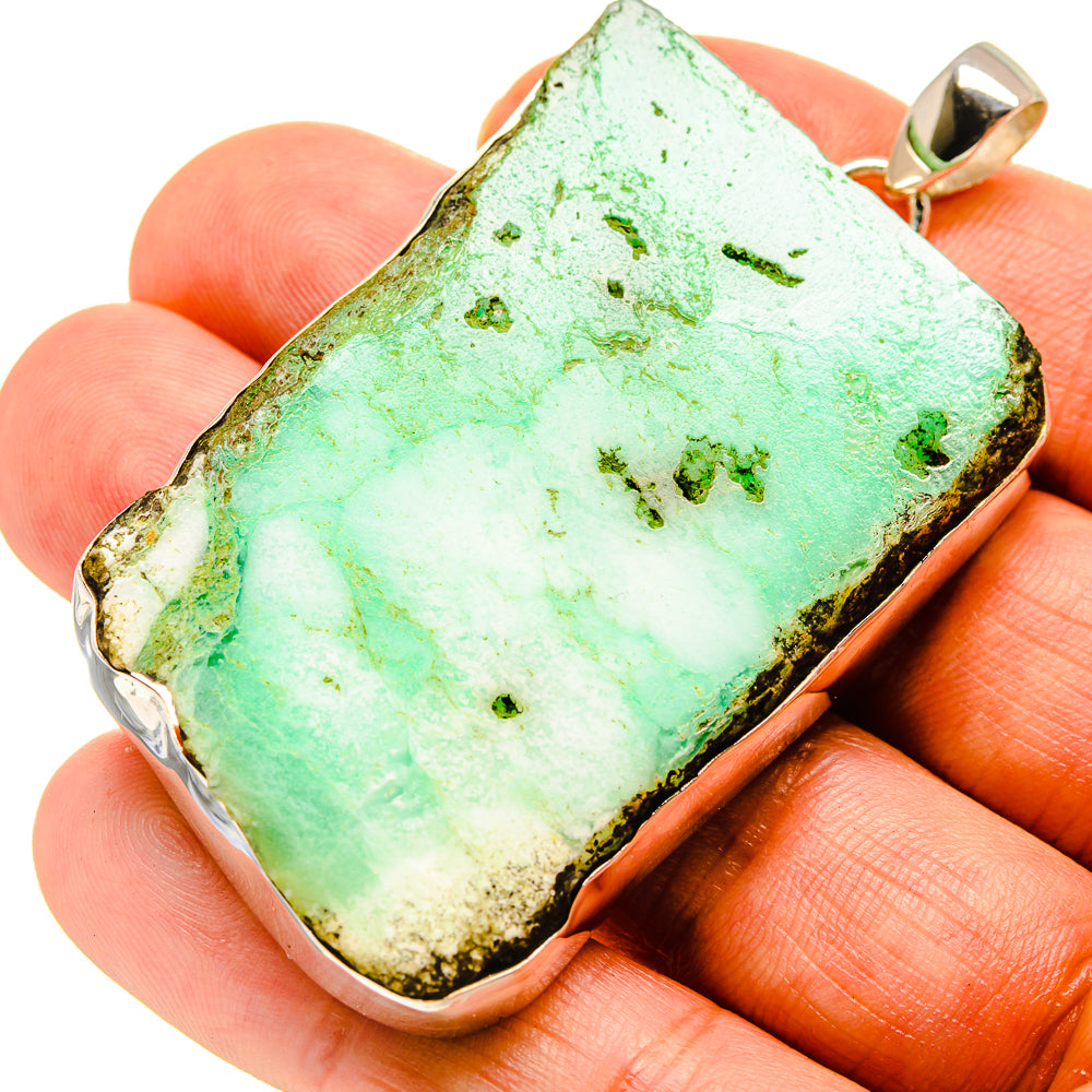 Chrysoprase Pendants handcrafted by Ana Silver Co - PD758162
