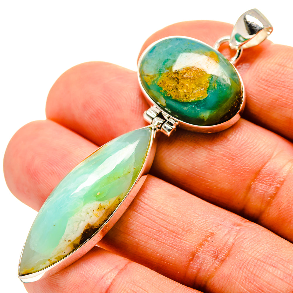 Peruvian Opal Pendants handcrafted by Ana Silver Co - PD758165