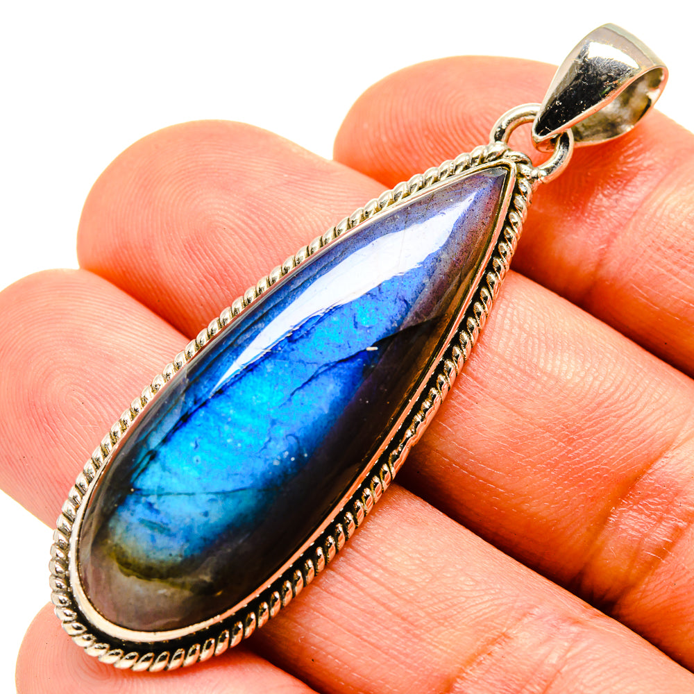 Labradorite Pendants handcrafted by Ana Silver Co - PD758170