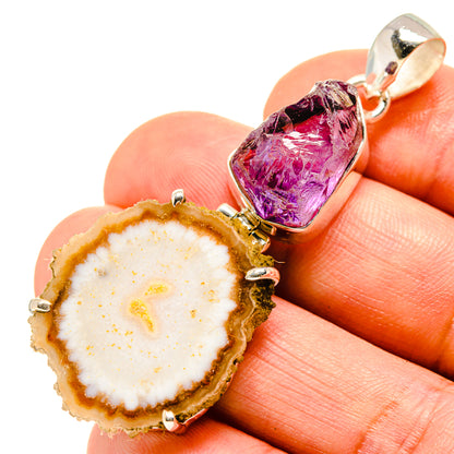 Solar Quartz Pendants handcrafted by Ana Silver Co - PD758171