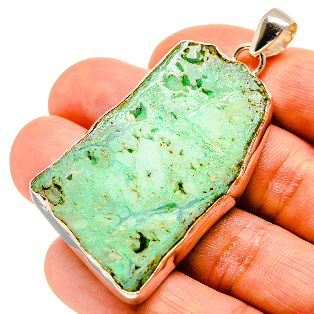 Chrysoprase Pendants handcrafted by Ana Silver Co - PD758179