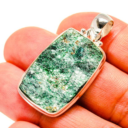 Green Fuchsite Pendants handcrafted by Ana Silver Co - PD758184