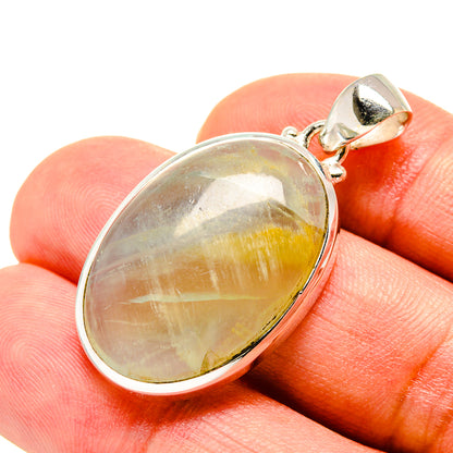 Green Fluorite Pendants handcrafted by Ana Silver Co - PD758185