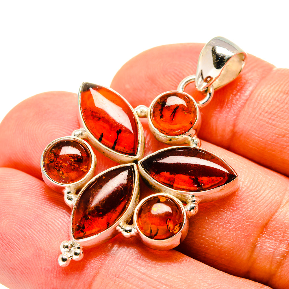 Baltic Amber Pendants handcrafted by Ana Silver Co - PD758188