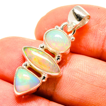 Ethiopian Opal Pendants handcrafted by Ana Silver Co - PD758195