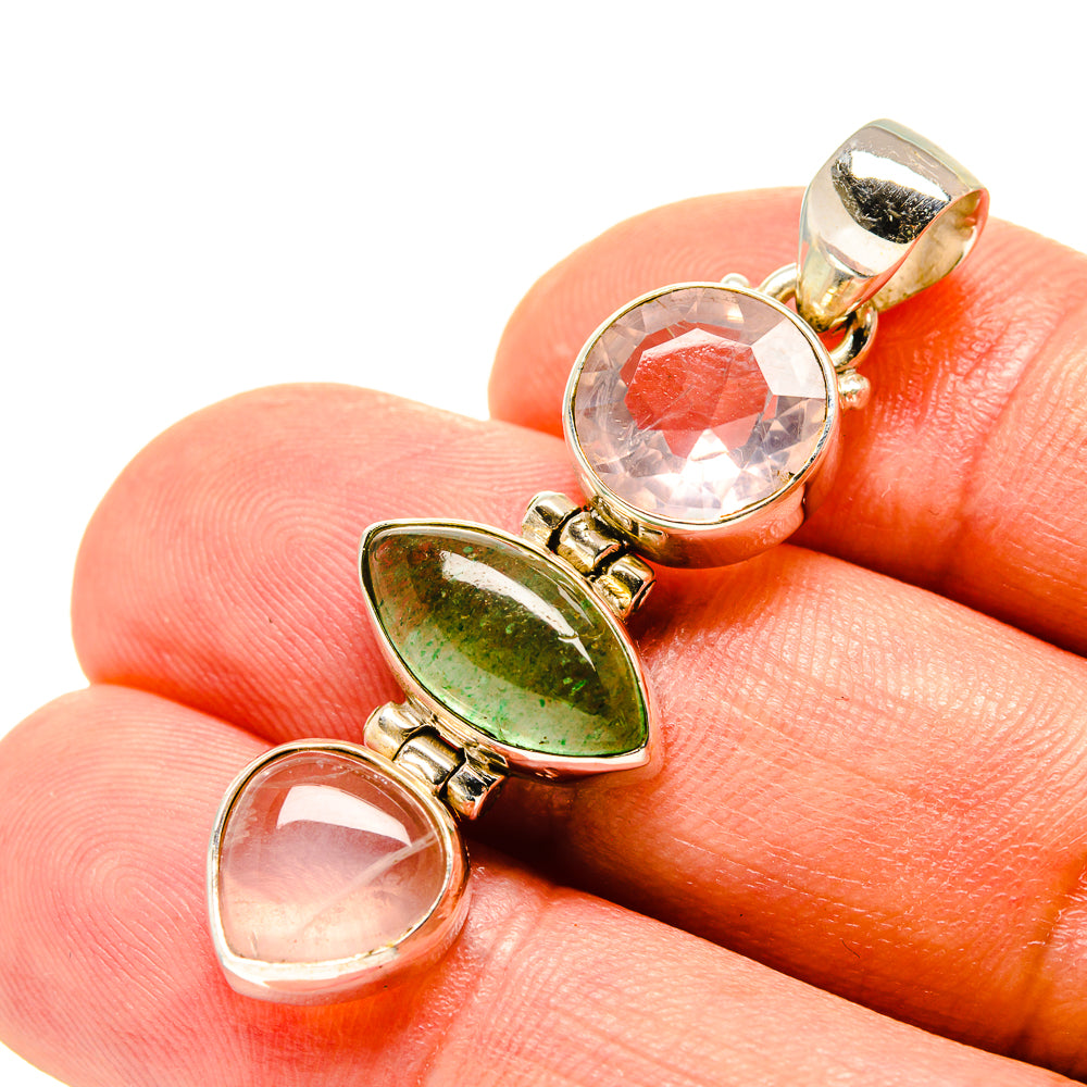 Green Fluorite Pendants handcrafted by Ana Silver Co - PD758197