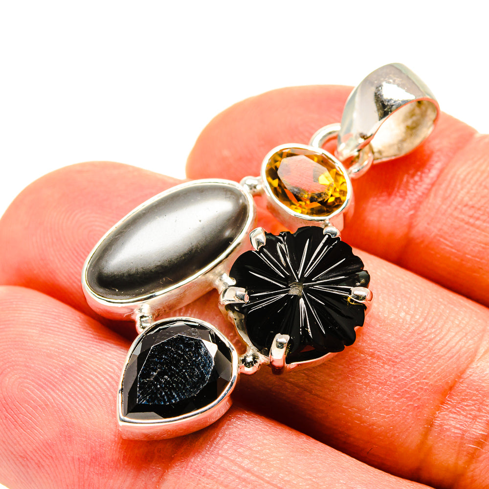Hematite Pendants handcrafted by Ana Silver Co - PD758198
