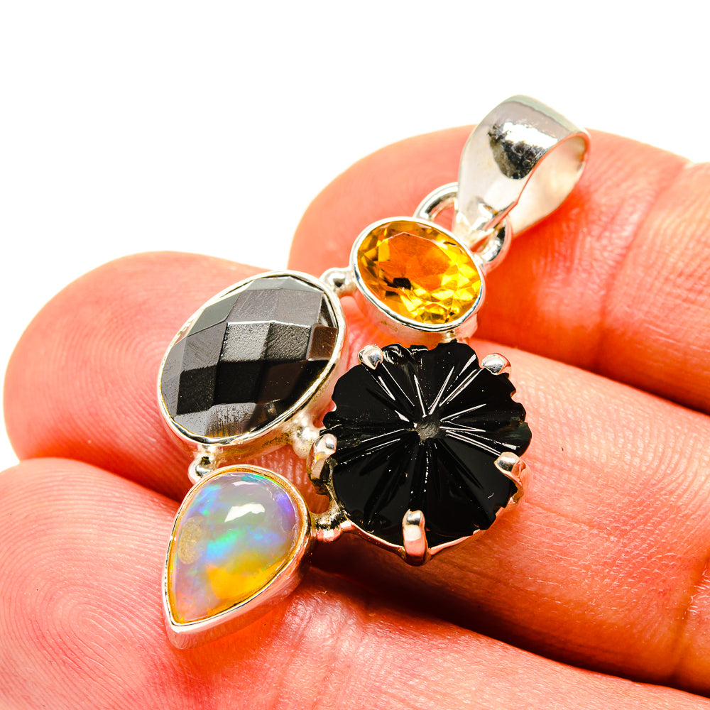 Hematite Pendants handcrafted by Ana Silver Co - PD758199