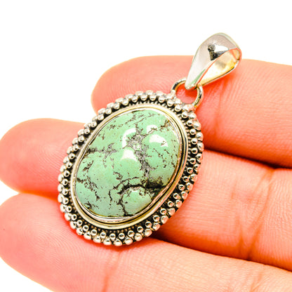 Tibetan Turquoise Pendants handcrafted by Ana Silver Co - PD7582