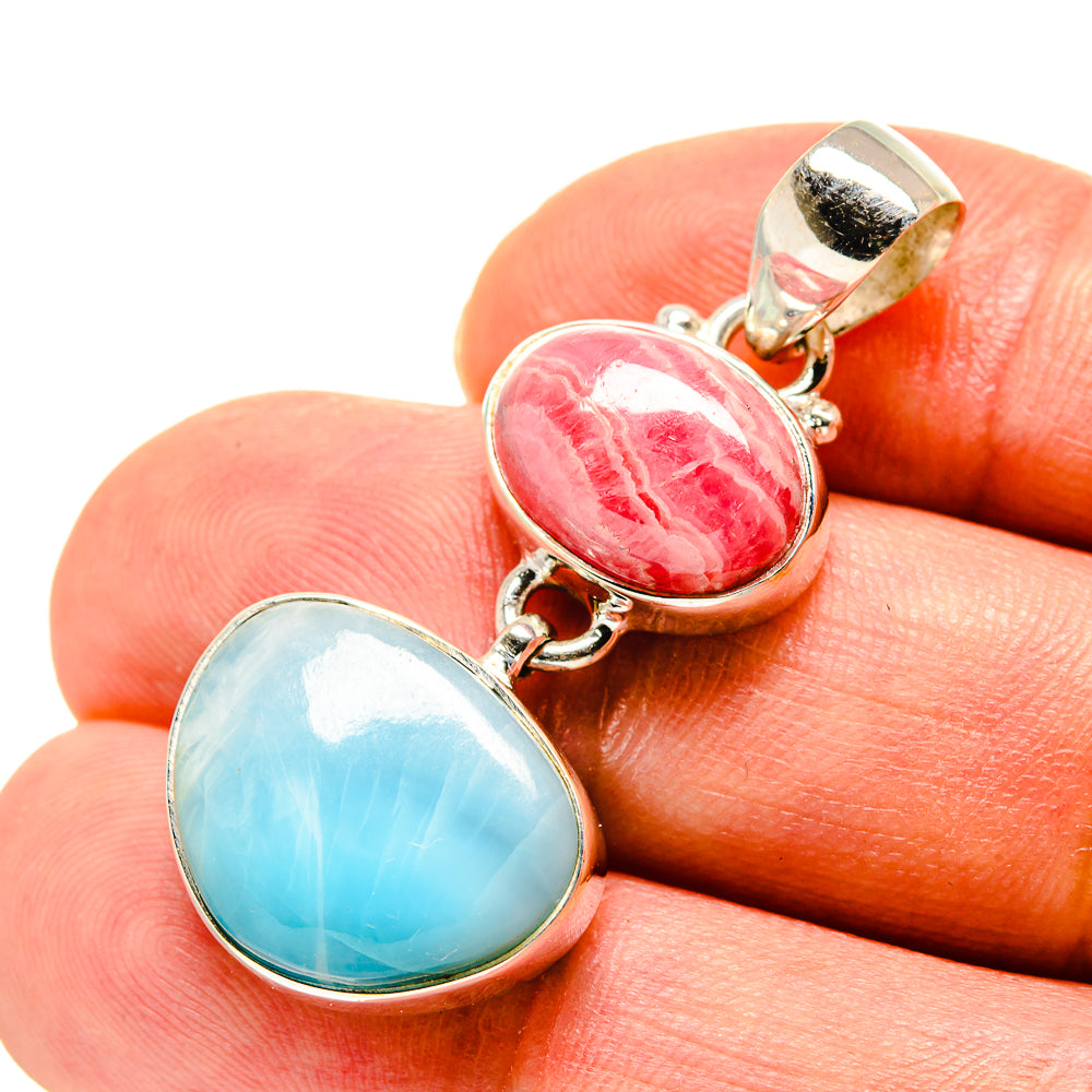 Larimar Pendants handcrafted by Ana Silver Co - PD758202