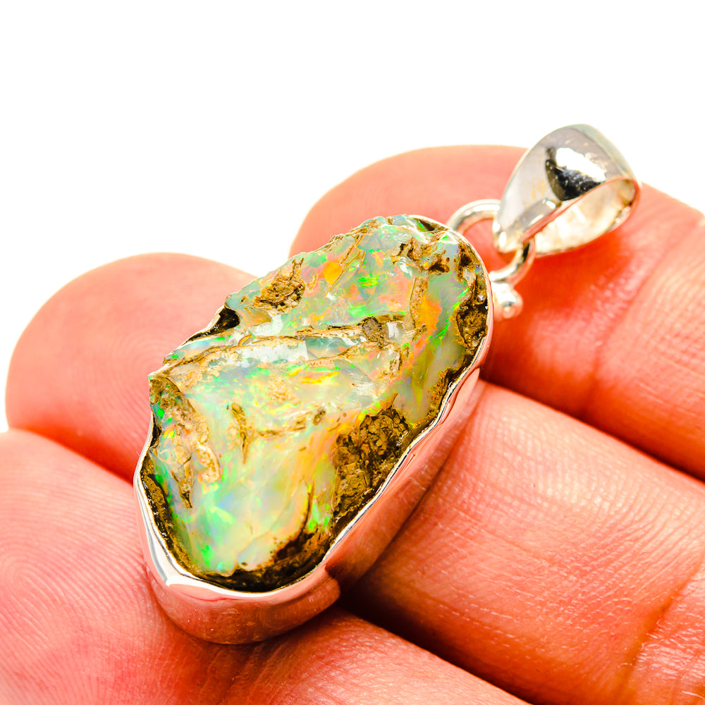Ethiopian Opal Pendants handcrafted by Ana Silver Co - PD758204