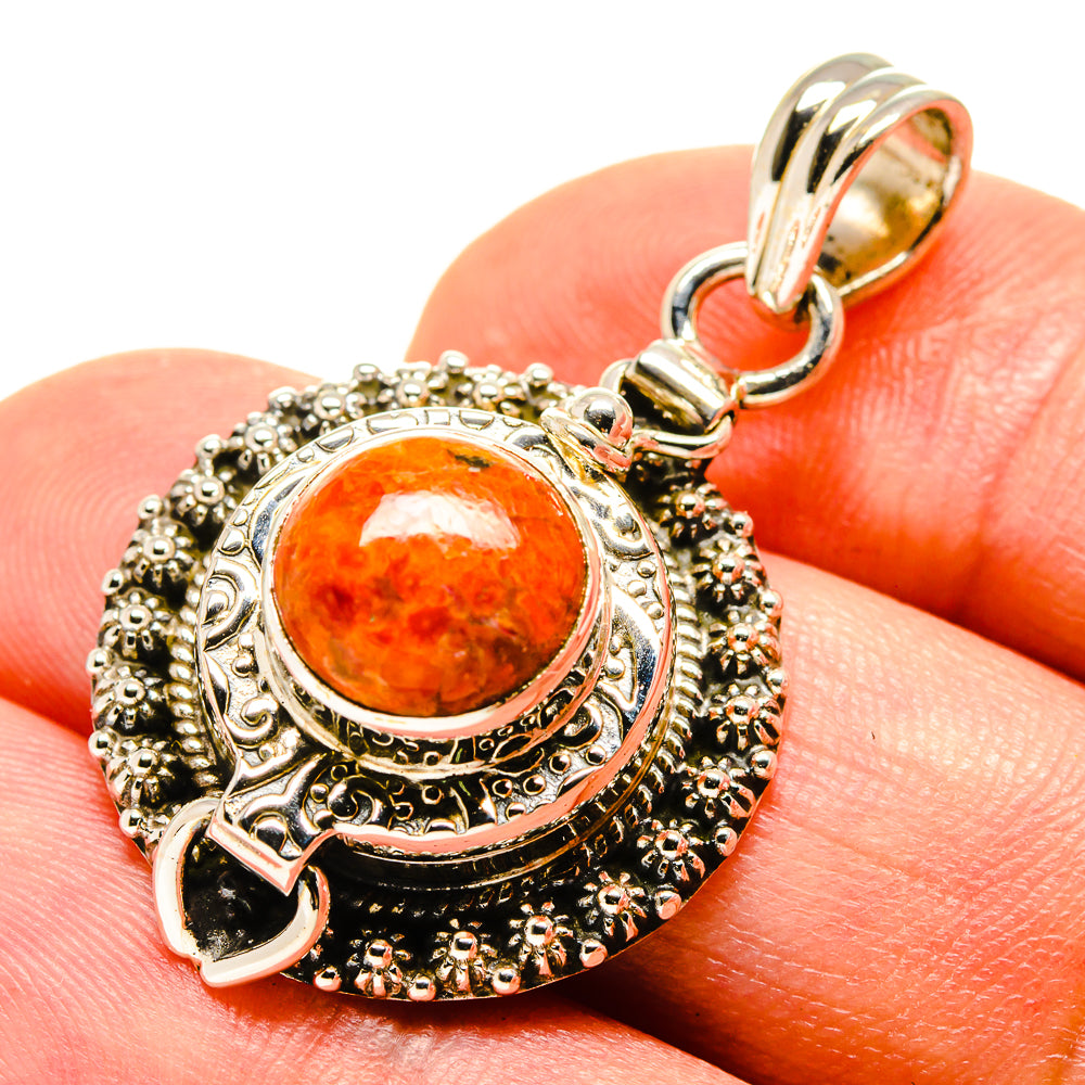 Sponge Coral Pendants handcrafted by Ana Silver Co - PD758211