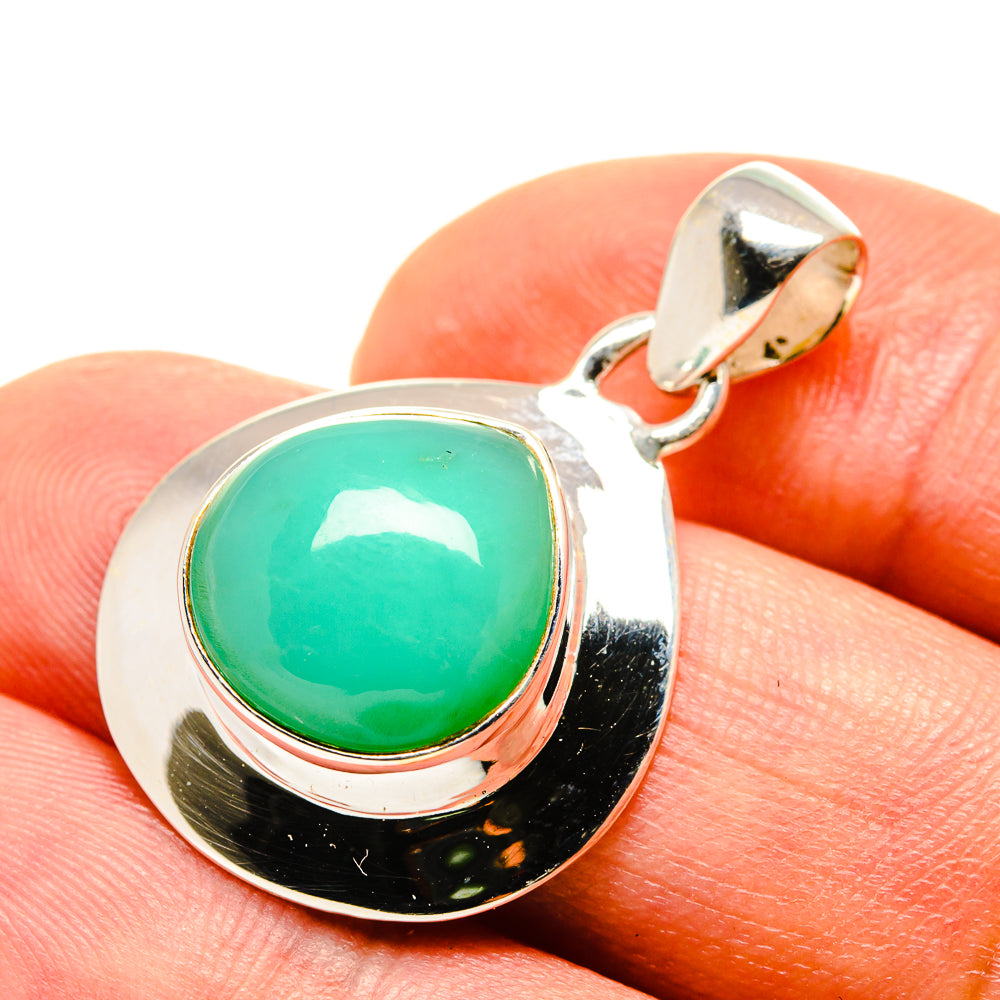 Chrysoprase Pendants handcrafted by Ana Silver Co - PD758225